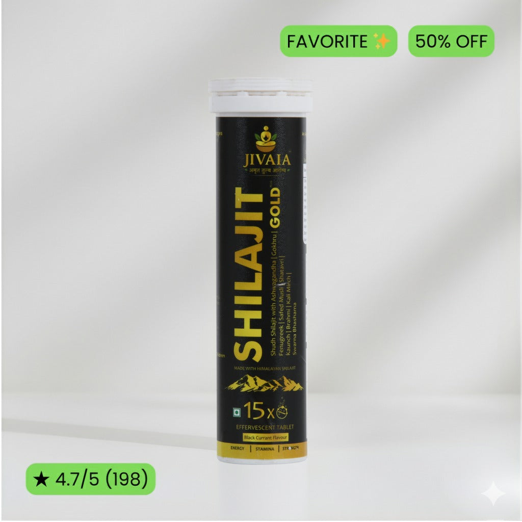Jivaia Shilajit Gold Effervescent Tablets