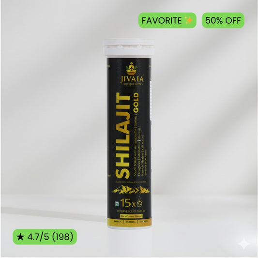 Jivaia Shilajit Gold Effervescent Tablets