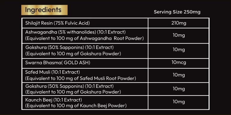 Jivaia  Shilajit Gold Resin 20g